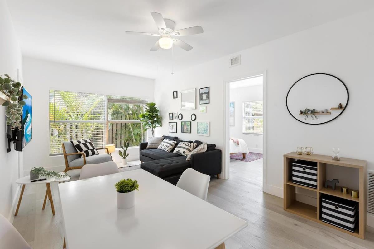 Charming 2 Bedroom Apartment In Victoria Park Fort Lauderdale Bagian luar foto