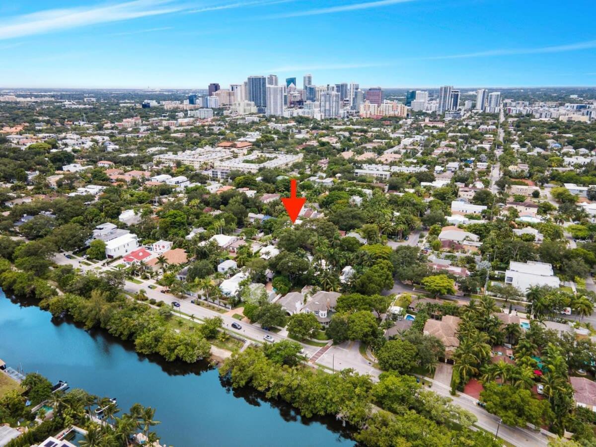 Charming 2 Bedroom Apartment In Victoria Park Fort Lauderdale Bagian luar foto