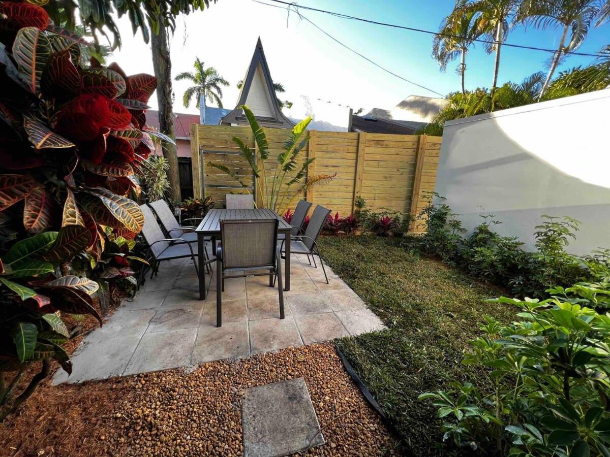 Charming 2 Bedroom Apartment In Victoria Park Fort Lauderdale Bagian luar foto