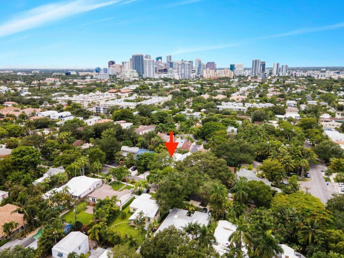 Charming 2 Bedroom Apartment In Victoria Park Fort Lauderdale Bagian luar foto