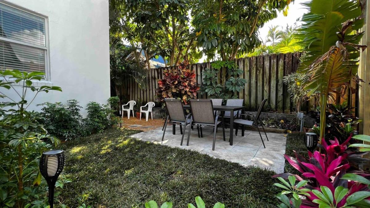 Charming 2 Bedroom Apartment In Victoria Park Fort Lauderdale Bagian luar foto